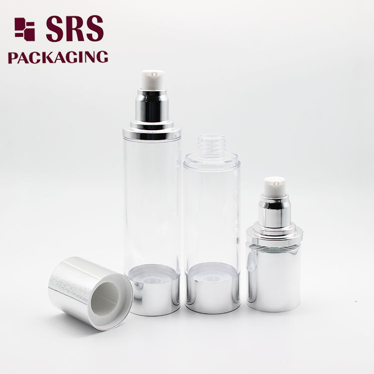 A022B 15ml 30ml 50ml 80ml 100ml 120ml 200ml Aluminum Airless Lotion Bottle