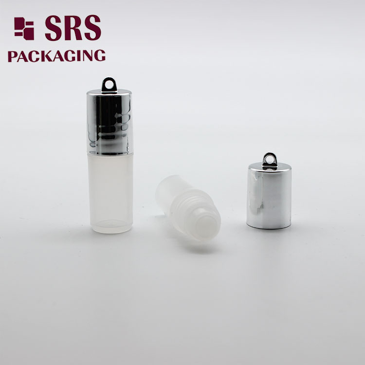 SRS Empty Cosmetic 3ml Clear Roller Ball Bottle with Hook