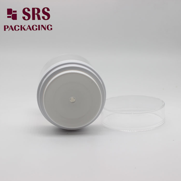 A100 SRS Empty Cosmetic Clear 50g Acrylic Airless Jar