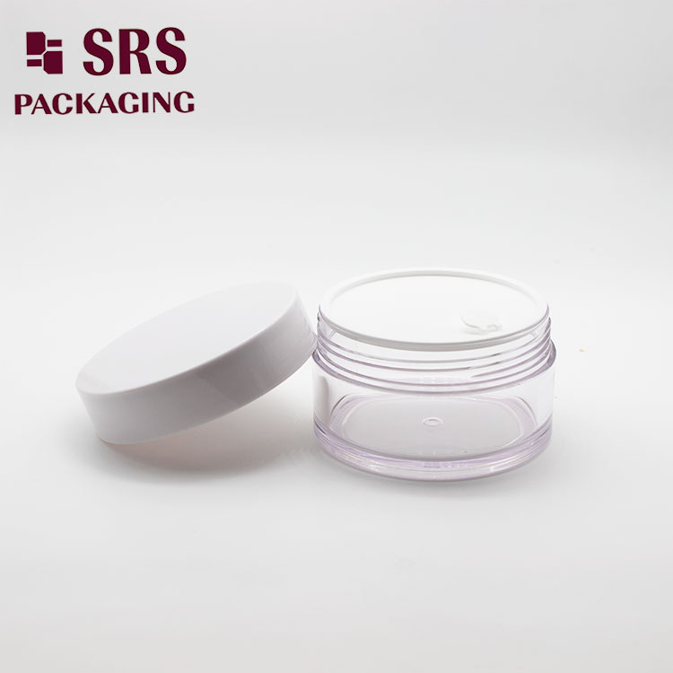 SRS Empty Plastic 50g 100g Thick Wall PETG Plastic Jar