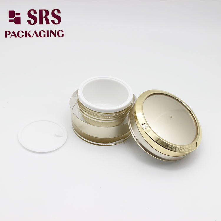 J031 Wholesale Acrylic Cosmetic Cream Jar 15ml 30ml 50ml Skin Care Packaging