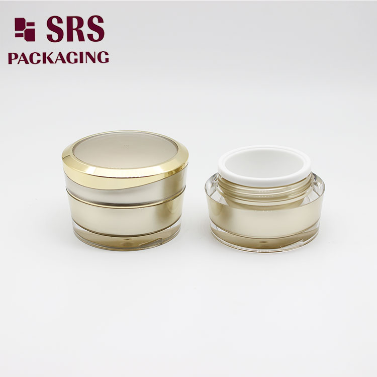 J031 Wholesale Acrylic Cosmetic Cream Jar 15ml 30ml 50ml Skin Care Packaging