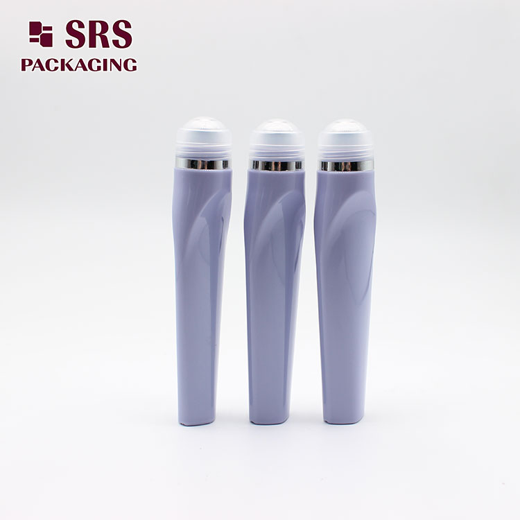 SRS8444 PETG Material 12ml Purple Massage Liquids Empty Roller Bottle Wholesale