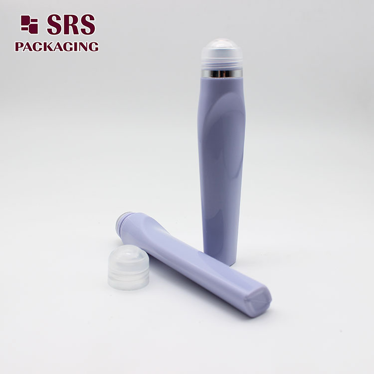 SRS8444 PETG Material 12ml Purple Massage Liquids Empty Roller Bottle Wholesale