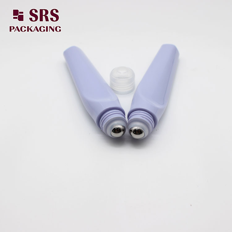 SRS8444 PETG Material 12ml Purple Massage Liquids Empty Roller Bottle Wholesale