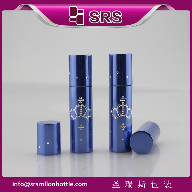 SRS Packaging 5ml Perfume Roller Bottle with Aluminum Plastic Bottle