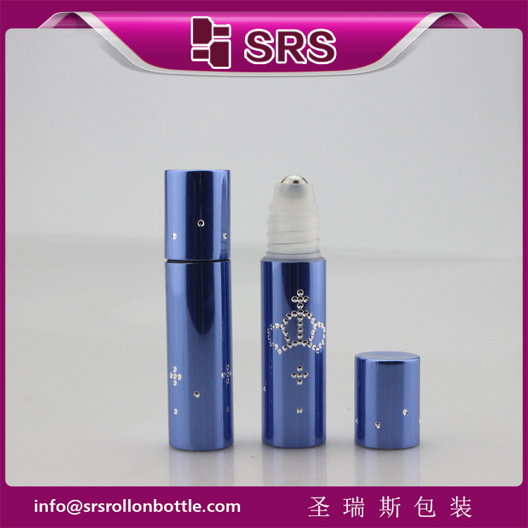 SRS Packaging 5ml Perfume Roller Bottle with Aluminum Plastic Bottle