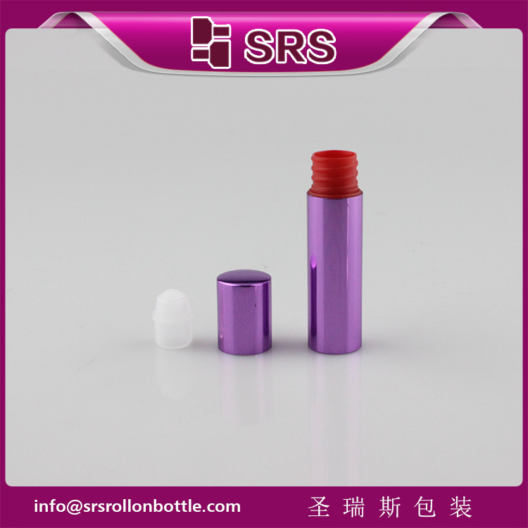 ALS-5ML aluminum outer bottle plastic inner bottle 5ml with roller ball