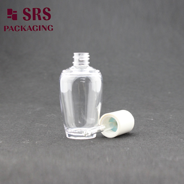 SRS beautifui luxury cosmetic 60ml pet dropper bottle with dropper cap				
