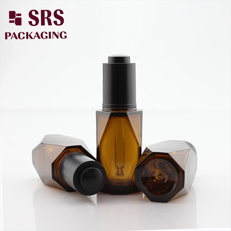 SRS high quality think bace special shape 40ml dropper bottles		
