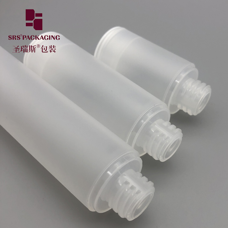 Eco-friendly recyclable plastic airless pump bottle 15ml 30ml 50ml for cosmetic packaging