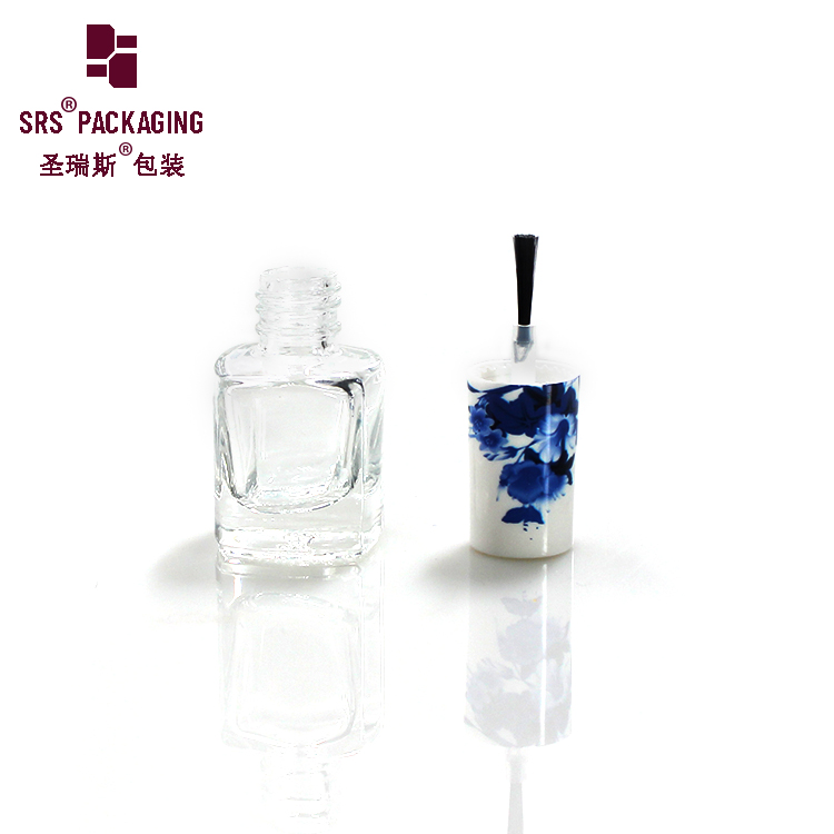 Direct Supply Professional Unique Custom Glass design nail polish bottle 