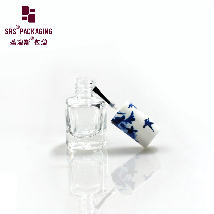 Direct Supply Professional Unique Custom Glass design nail polish bottle 