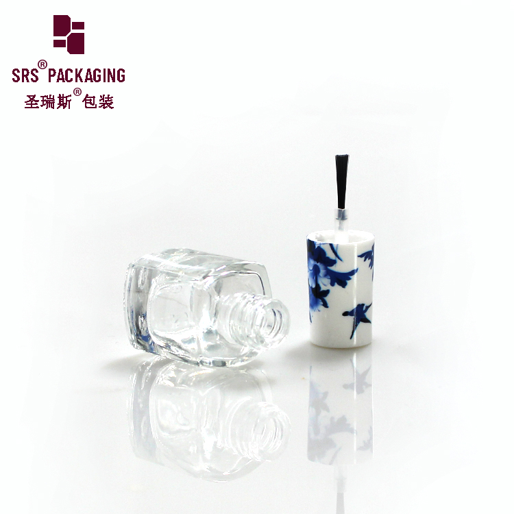 Direct Supply Professional Unique Custom Glass design nail polish bottle 