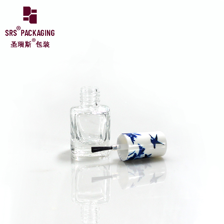 Direct Supply Professional Unique Custom Glass design nail polish bottle 