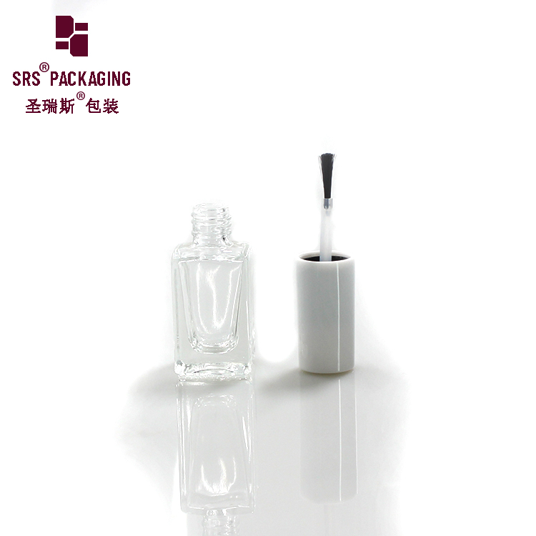 Wholesale Pretty empty different kinds of clear 8ml empty glass bottle of nail polish 