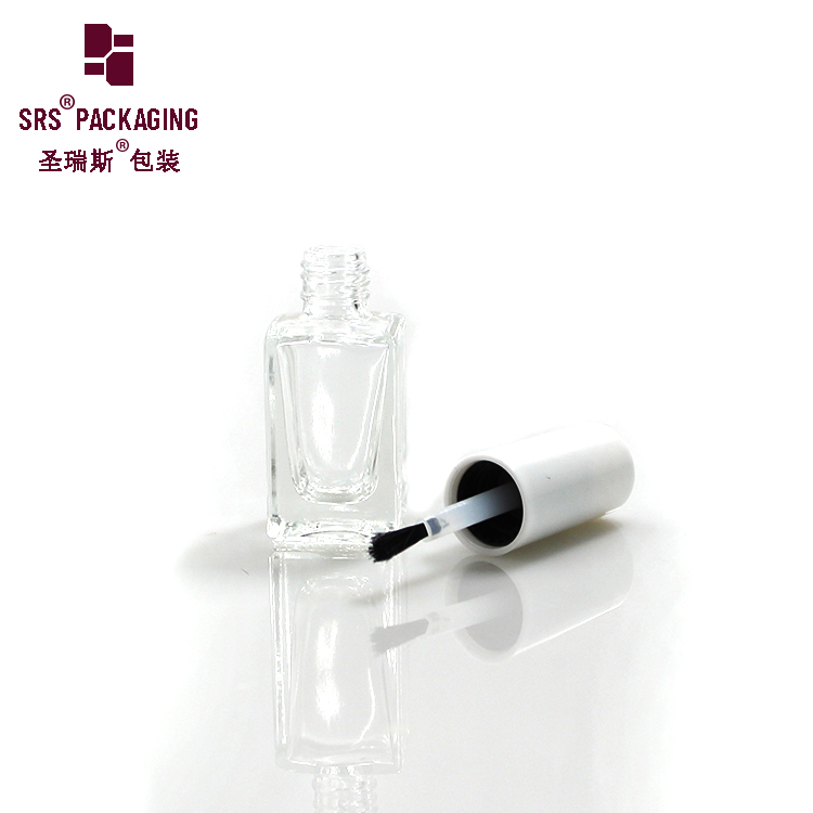 Wholesale Pretty empty different kinds of clear 8ml empty glass bottle of nail polish 