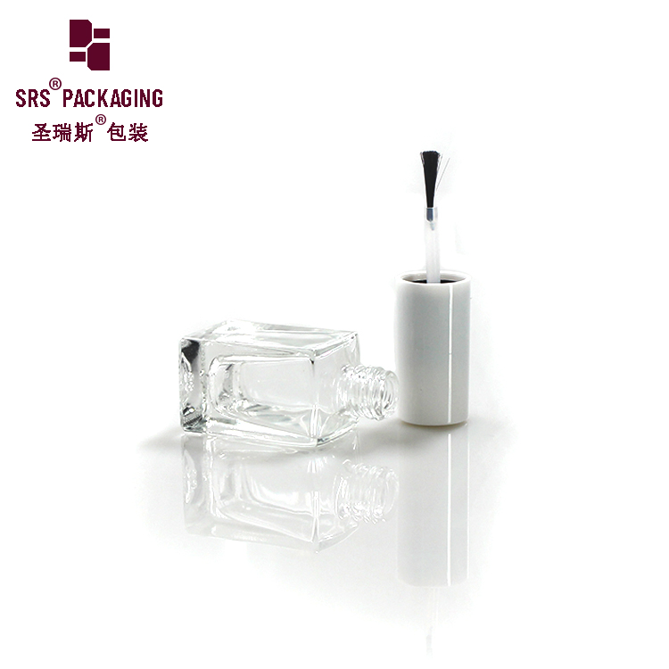 Wholesale Pretty empty different kinds of clear 8ml empty glass bottle of nail polish 