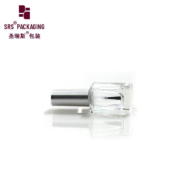 Custom Unique empty 8ml 10ml 12ml with brush and cap glass bottle nail polish