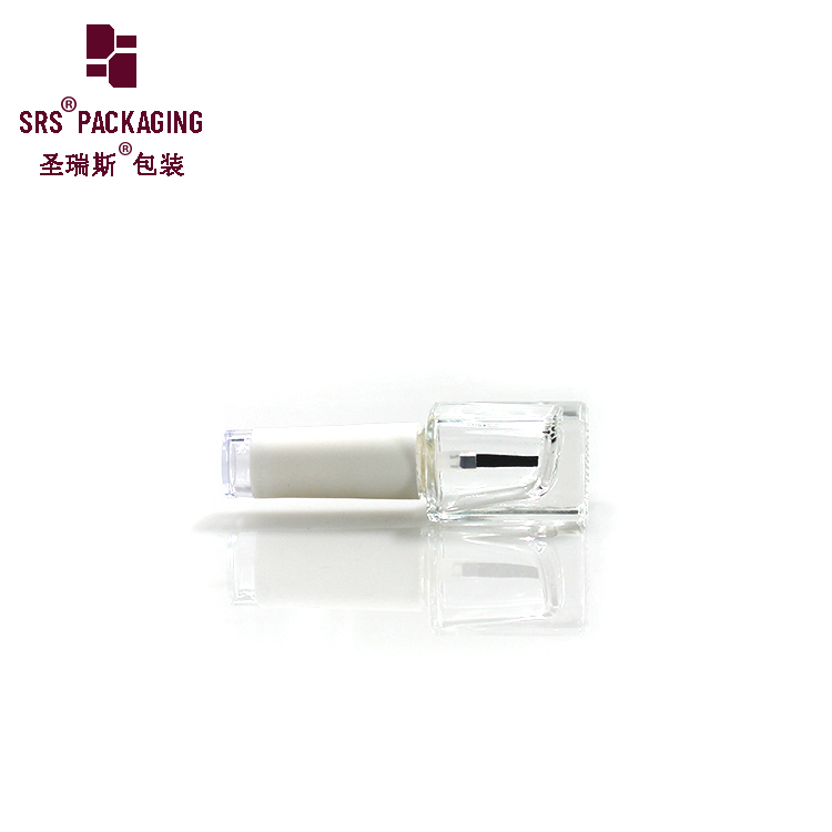 6ml chemical empty china manufactory nail polish remover glass bottle with lid