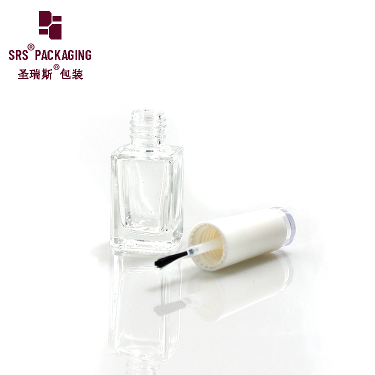 6ml chemical empty china manufactory nail polish remover glass bottle with lid