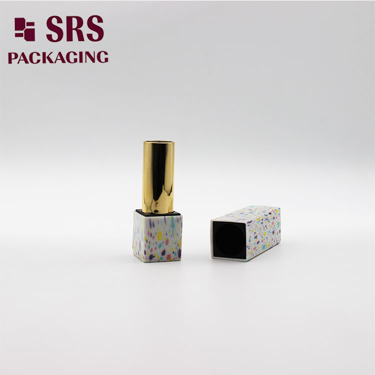 2020 New product square shape empty packaging custom lip stick tube with your logo