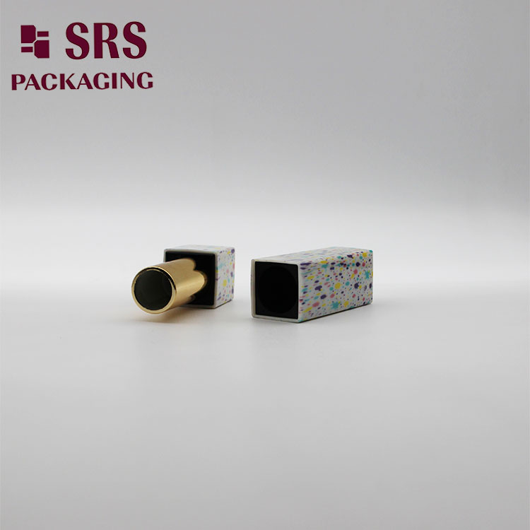 2020 New product square shape empty packaging custom lip stick tube with your logo