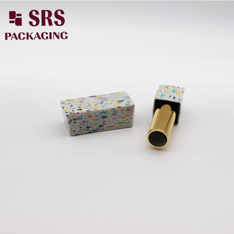 2020 New product square shape empty packaging custom lip stick tube with your logo