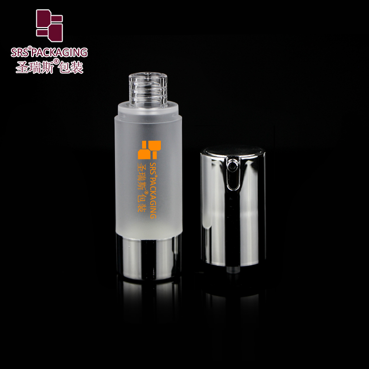 10ml 15ml 20ml 30ml transparent frosted plastic serum new airless bottle