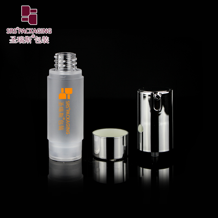 10ml 15ml 20ml 30ml transparent frosted plastic serum new airless bottle