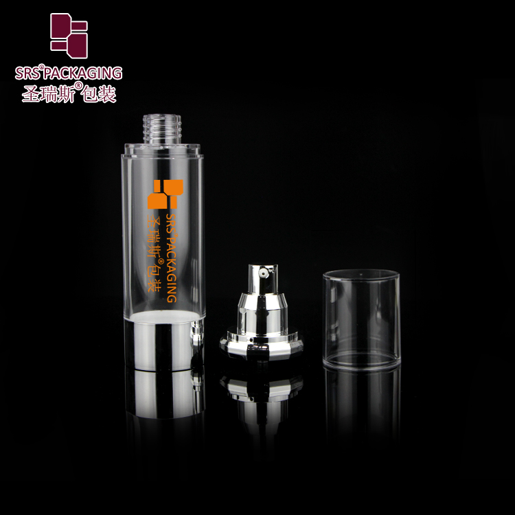 Wholesales plastic empty lotion pump bottles 30ml 50ml 100ml 120ml skin care lotion vacuum container 