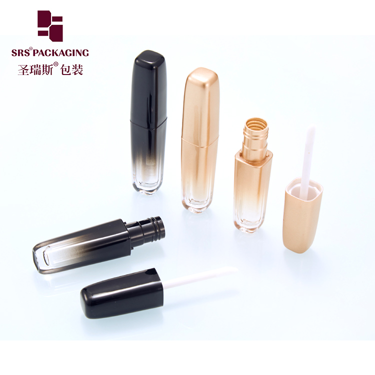 MOQ 20 in stock custom lip gloss tubes 5ml plastic make up cosmetic packaging