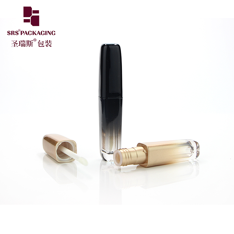 MOQ 20 in stock custom lip gloss tubes 5ml plastic make up cosmetic packaging