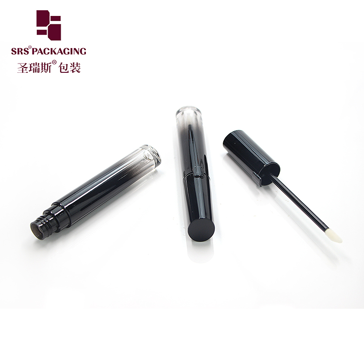 SRS new arrival high quality competitive price 2ml round shape gradient black lipgloss tube