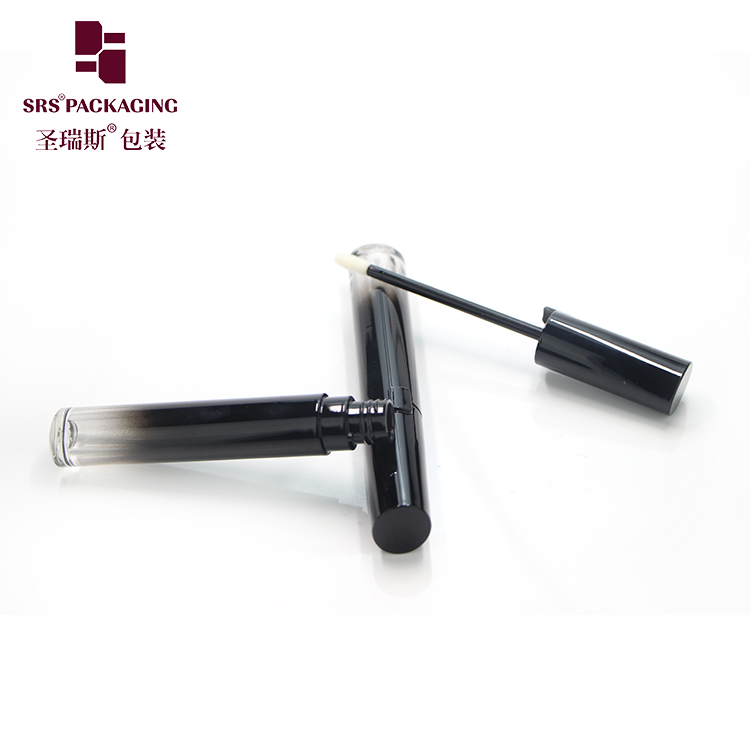 SRS new arrival high quality competitive price 2ml round shape gradient black lipgloss tube