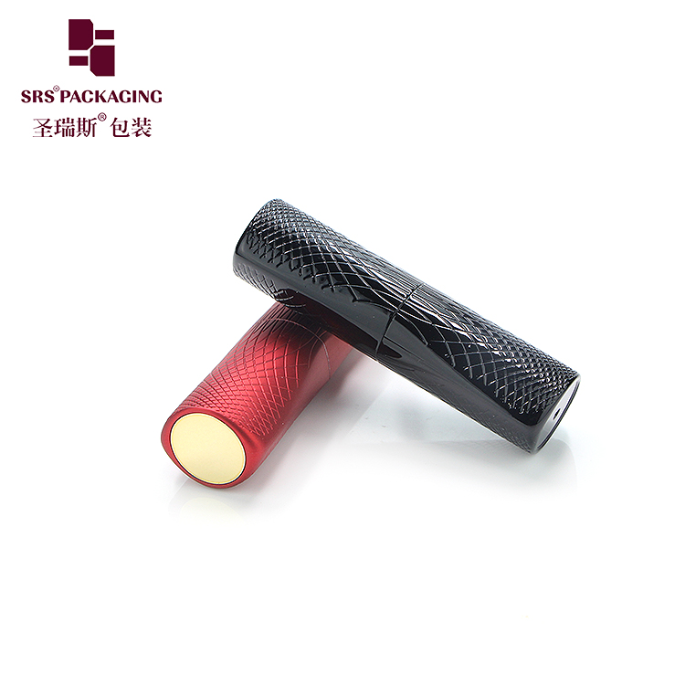 black bling empty waist plastic luxury unique lipstick tube