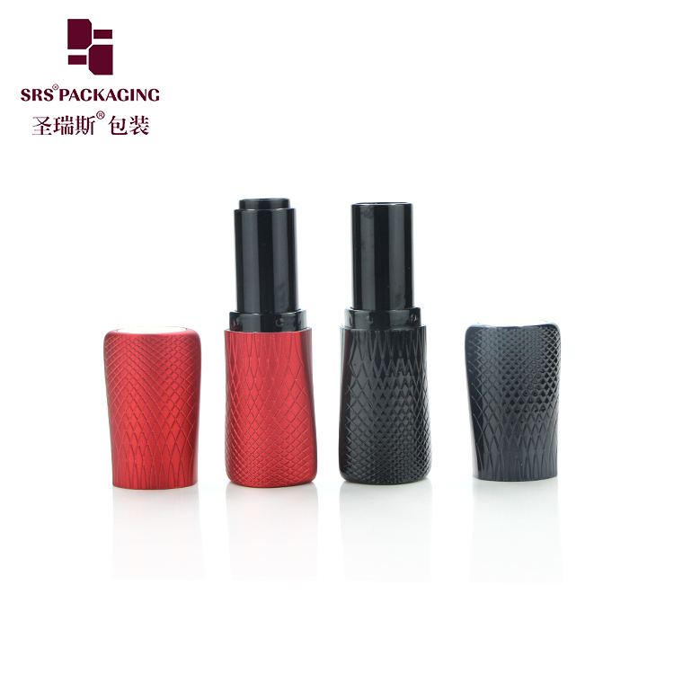 black bling empty waist plastic luxury unique lipstick tube