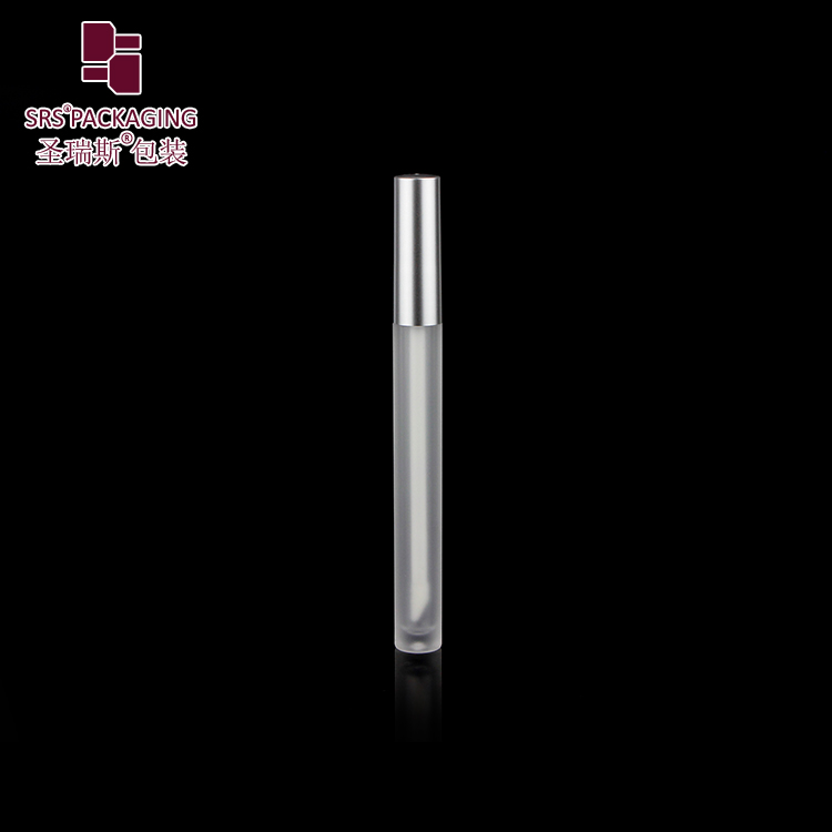 Wholesale cosmetic packaging lipgloss tube frosted make up plastic container