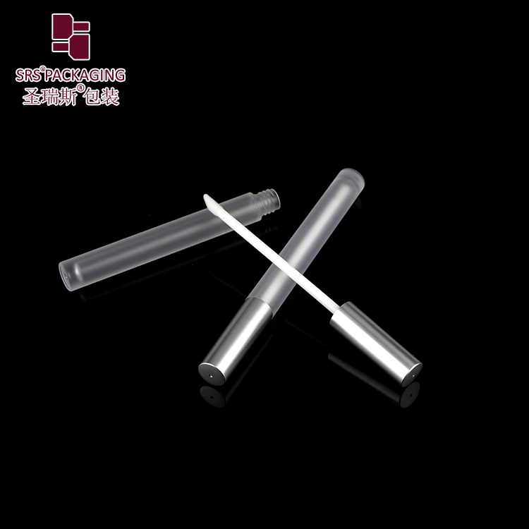 Wholesale cosmetic packaging lipgloss tube frosted make up plastic container