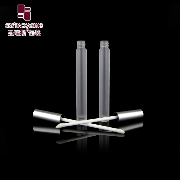 Wholesale cosmetic packaging lipgloss tube frosted make up plastic container