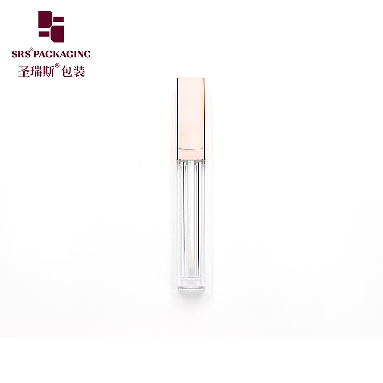 5ml glossy transparent beauty elegant empty lip gloss tube container