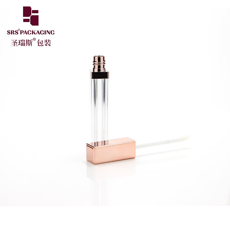 5ml glossy transparent beauty elegant empty lip gloss tube container