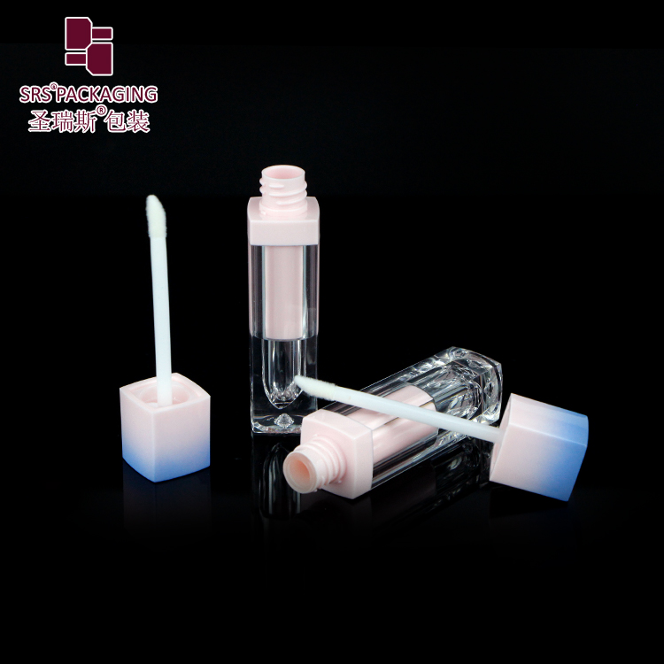 custom color cosmetic make up packaging 5ml lipgloss container tube