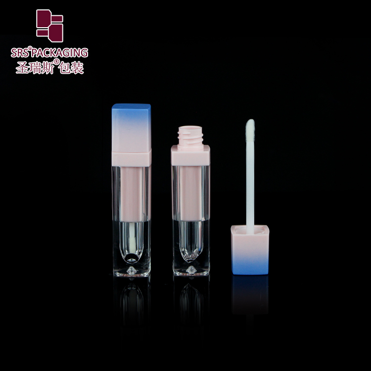 custom color cosmetic make up packaging 5ml lipgloss container tube