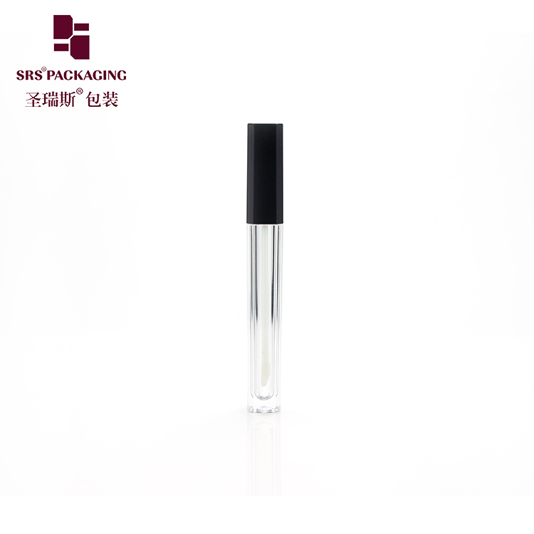 Wholesale stock empty frost clear cosmetic plastic 4.5ml lip gloss tubes packaging