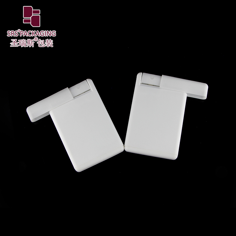 empty plastic eco-friendly material 20ml card shape custom spray bottles