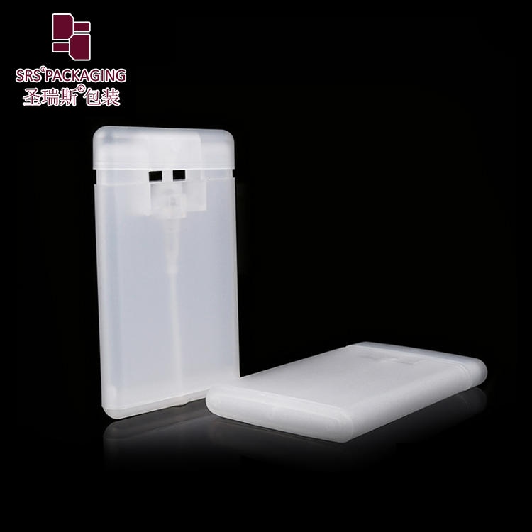 New cosmetic empty packaging square spray bottle 20ml pocket credit card mist sprayer bottles