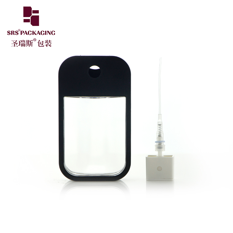 Ready to ship hand sanitizer plastic credit card shape factory manufacture sprayer plastic bottle