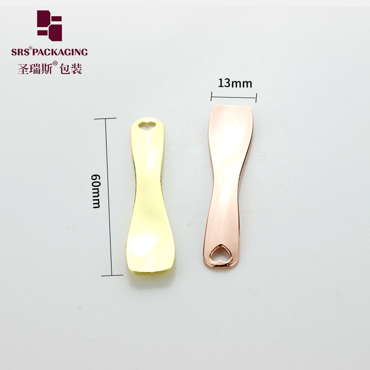 Make up metal cosmetic spoon popular gold silver and rose gold skin care massage beauty tools