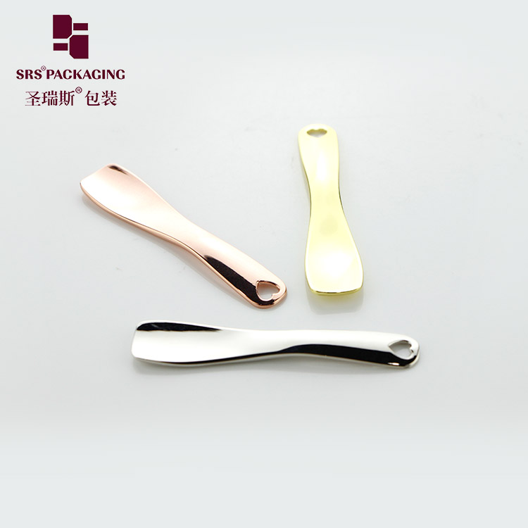 Make up metal cosmetic spoon popular gold silver and rose gold skin care massage beauty tools